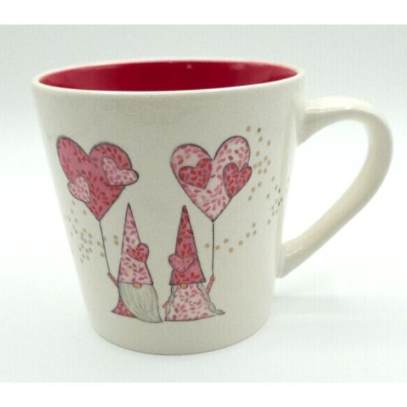 Shellbelle Home Other - Whimsical Gnome Love Heart Coffee Mug With Romantic Valentines Design